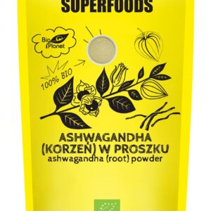 ASHWAGANDHA (KORZEŃ) W PROSZKU BIO 150 g - BIO PLANET